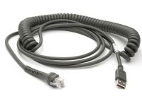Zebra kabel USB, 4,57 metra (15ft), skręcany